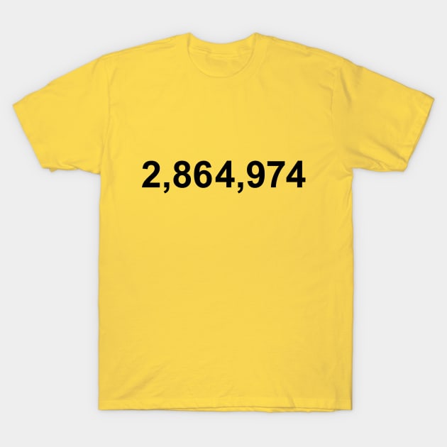 2,864,974 T-Shirt by T2864974